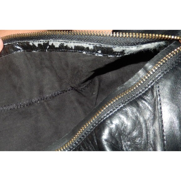 Vince Camuto Duke Women's 7B Tall Leather Riding Boots Side Zip Black Brown - Picture 11 of 11